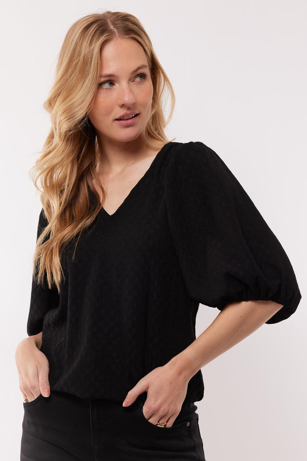 C&S the Label Celeste Top Black