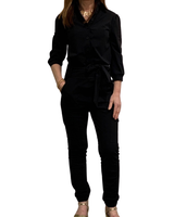 mi piace travelstof cargo jumpsuit 202355 black