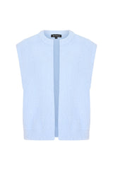 mi piace mouwloos vest 202468 light blue