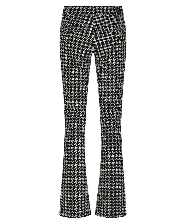 lady day broek poppy mystic check print