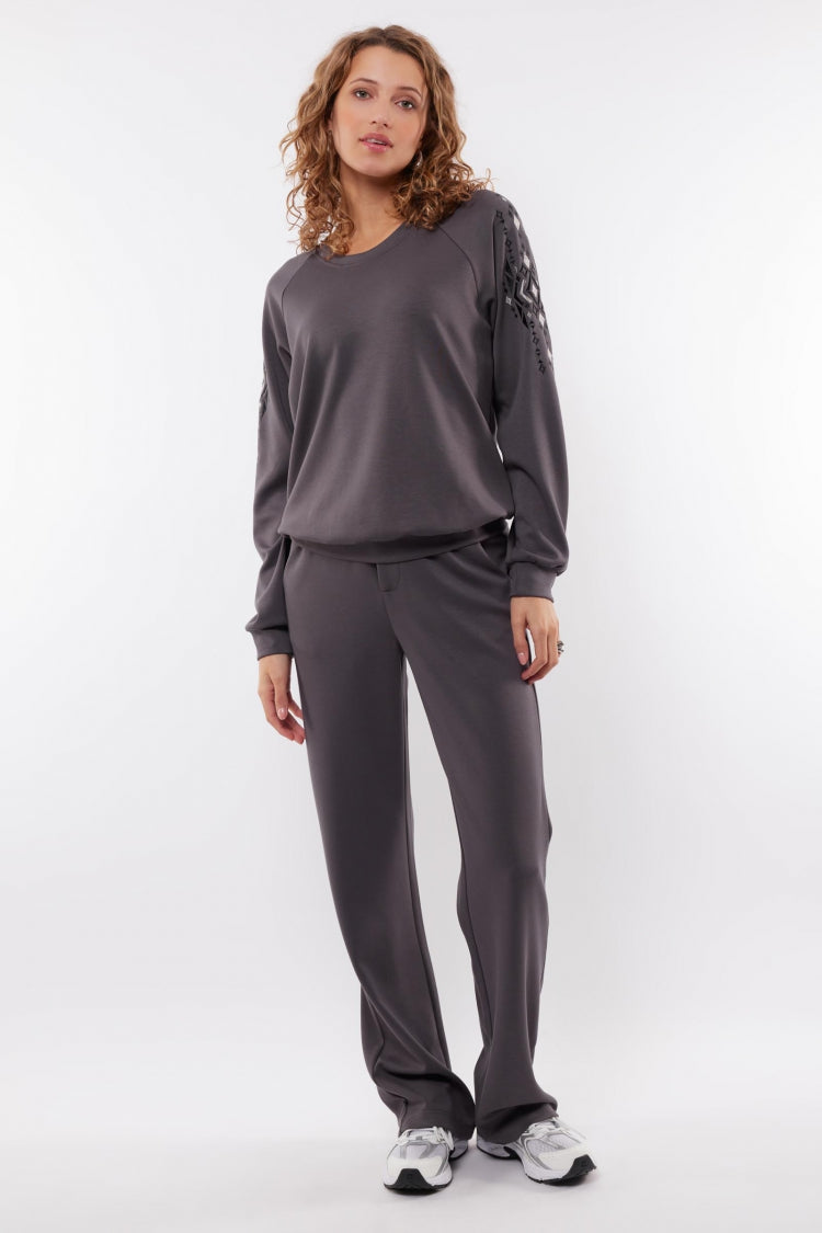 c&s the label broek jamy dark grey