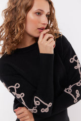 c&s the label frederique sweater black