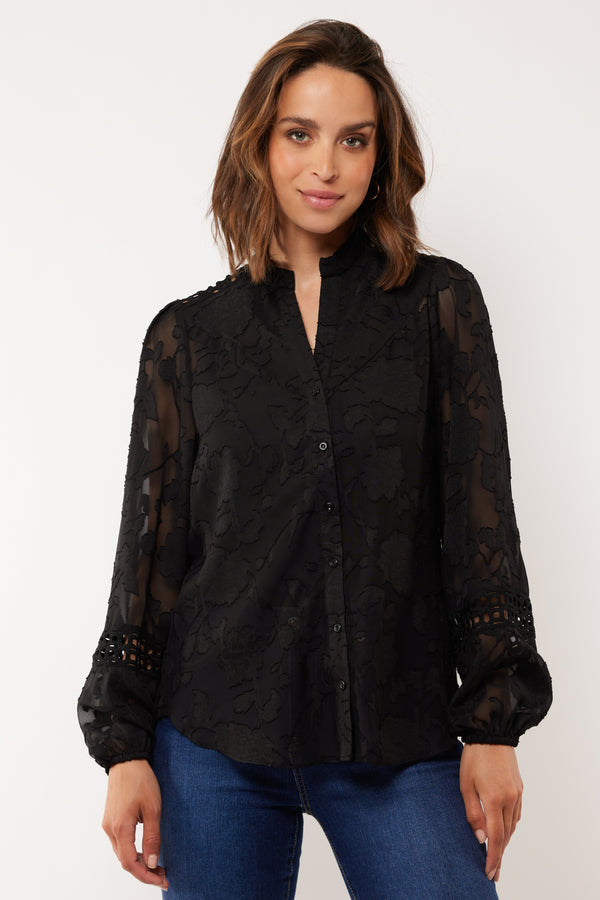 g-maxx blouse esra black